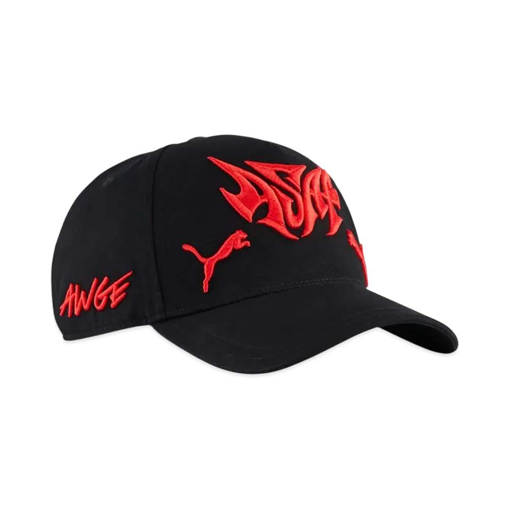 PUMA x ASAP ROCKY Unisex Cap "PUMA Black-Fierce Red"