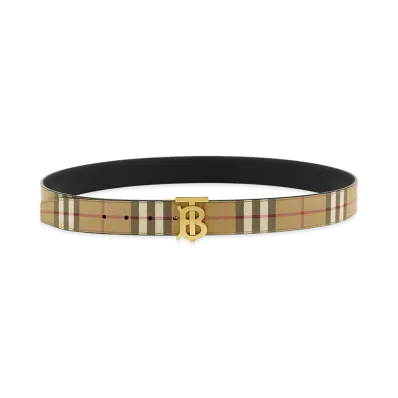 Burberry 'TB' Reversible Belt "Multi"
