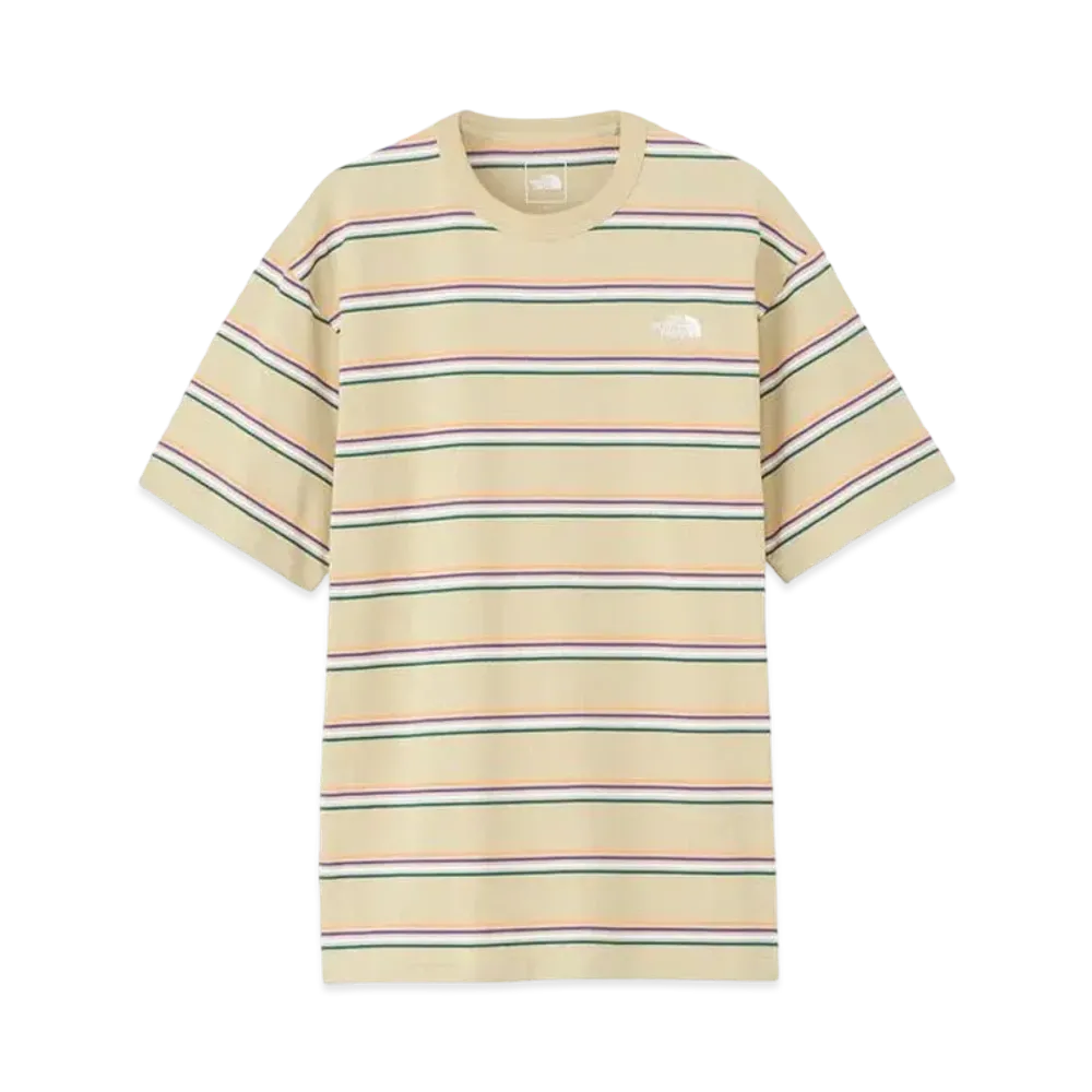 The North Face Short Sleeve Multi Border Tee "Gravel x TNF Green"