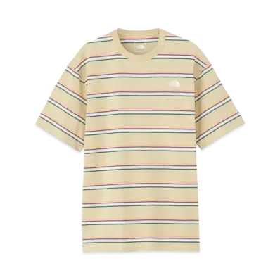 The North Face Short Sleeve Multi Border Tee "Gravel x TNF Green"