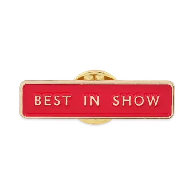 Barbour x Paul Smith Best In Show Pin Badge "Red"