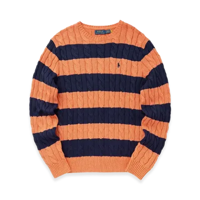 Polo Ralph Lauren Sweaters "Orange/Navy"
