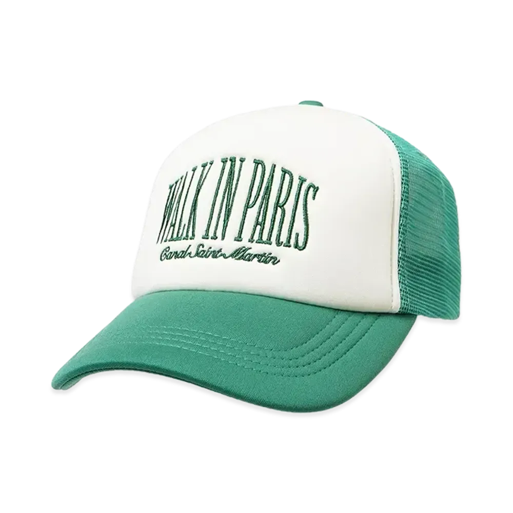 Walk In Paris The forest green trucker cap "GREEN"