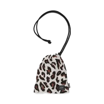 WACKO MARIA PORTER / Leopard Shoulder Pouch "Beige"