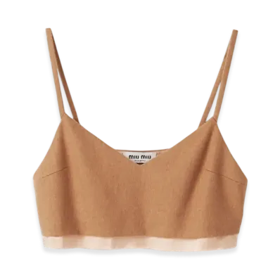 MIU MIU Women's Camel Top "Camel Brown"