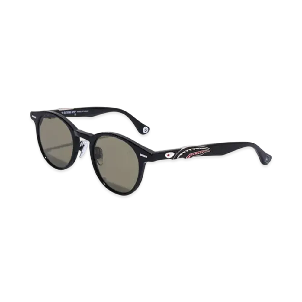 A BATHING APE Shark Sunglasses #4 "Black"