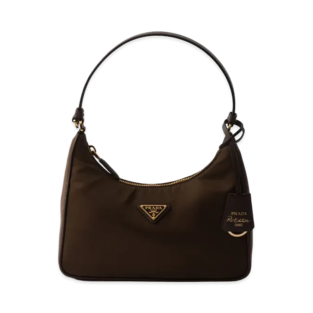 PRADA Re-Edition 2005 Re-Nylon Mini Bag "Burnt Brown"