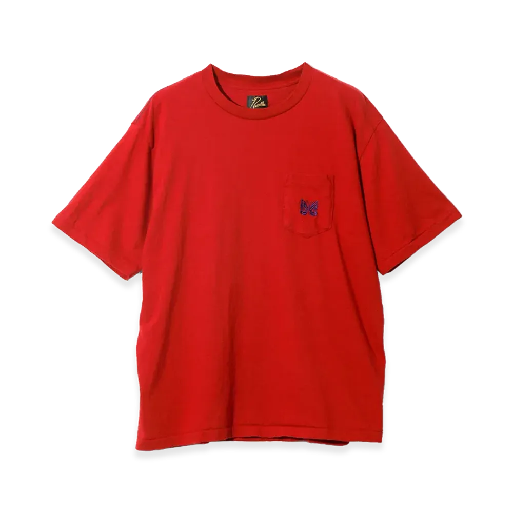 NEEDLES S/S Pocket Tee - Cotton Jersey "Red"