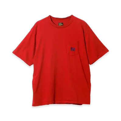 NEEDLES S/S Pocket Tee - Cotton Jersey "Red"