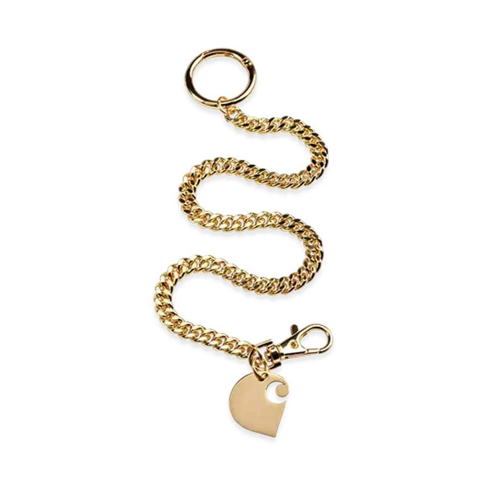 Carhartt WIP Cuban Link Keychain "Gold"