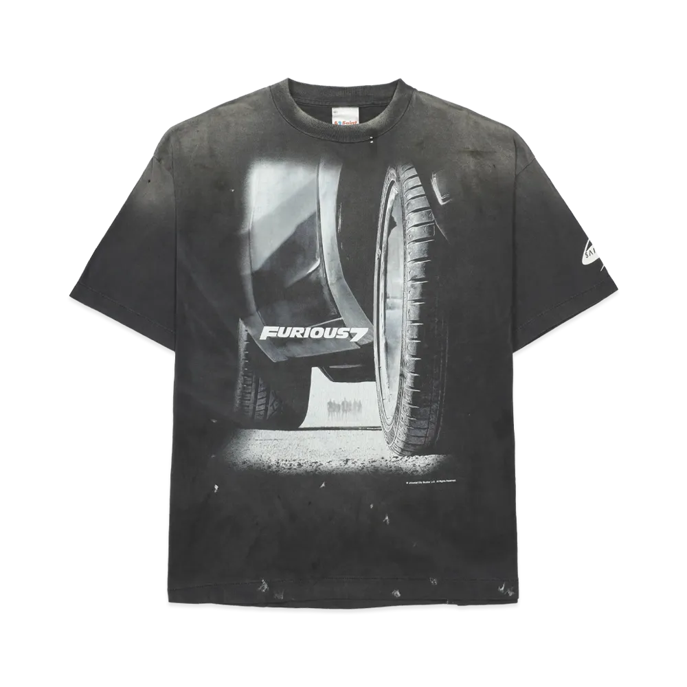 SAINT Mxxxxxx x FAST AND FURIOUS SS Tee Furious 7 "Black"