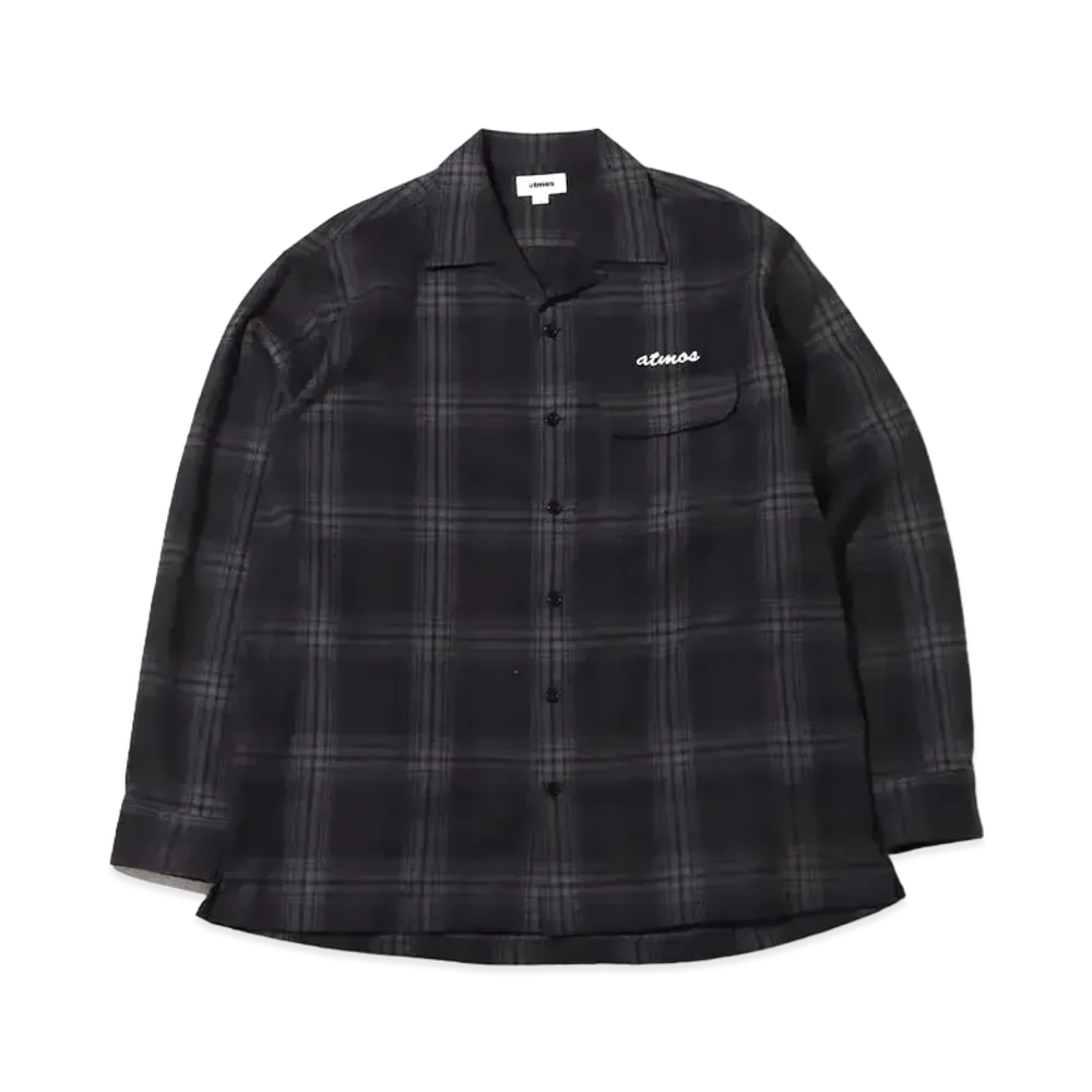atmos Ombre Check Shirt "Black"