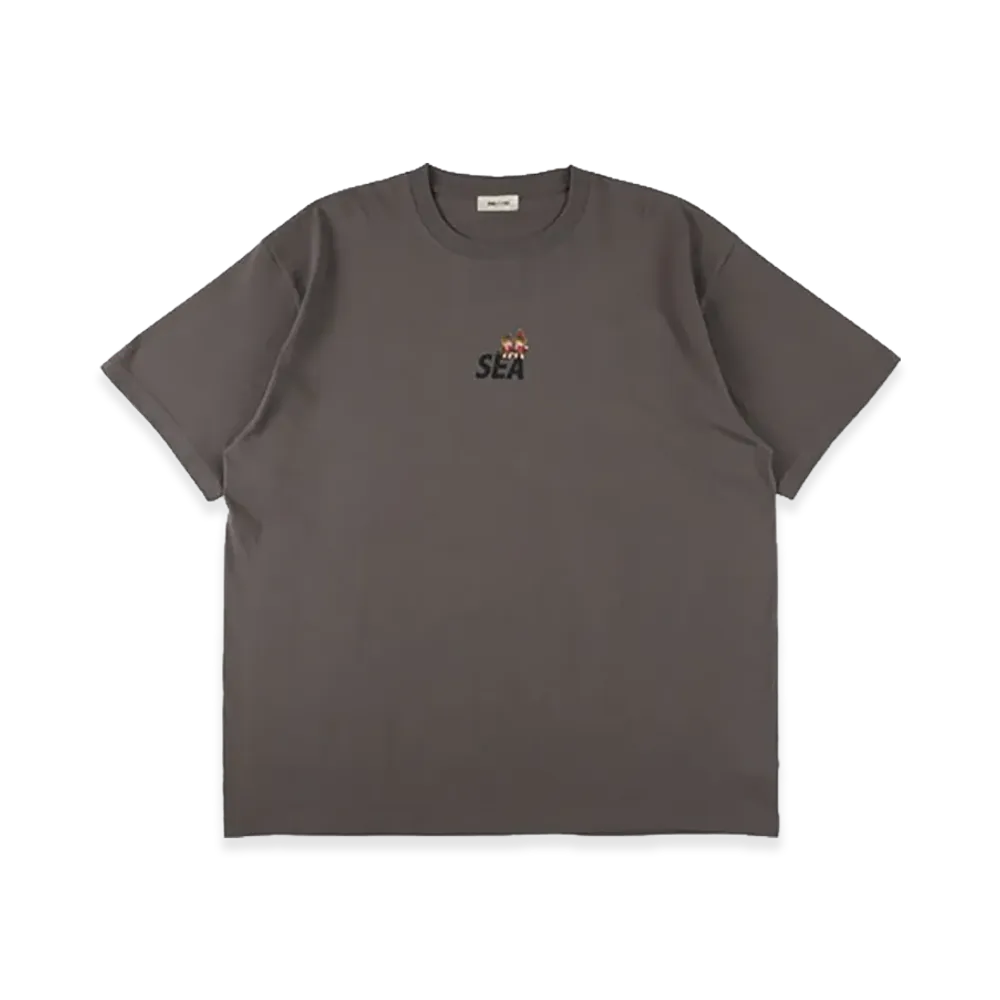 WIND AND SEA x Monchhichi Pair Tee "Hazy Black"