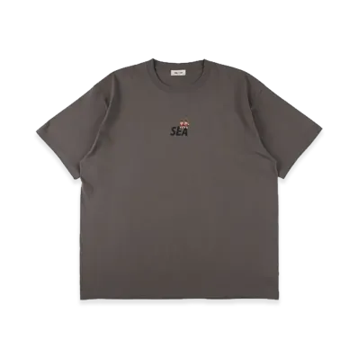 WIND AND SEA x Monchhichi Pair Tee "Hazy Black"