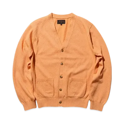 BEAMS Cardigan Boucle "Orange"