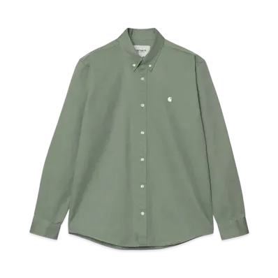 Carhartt WIP L/S Madison Shirt "Park/White"