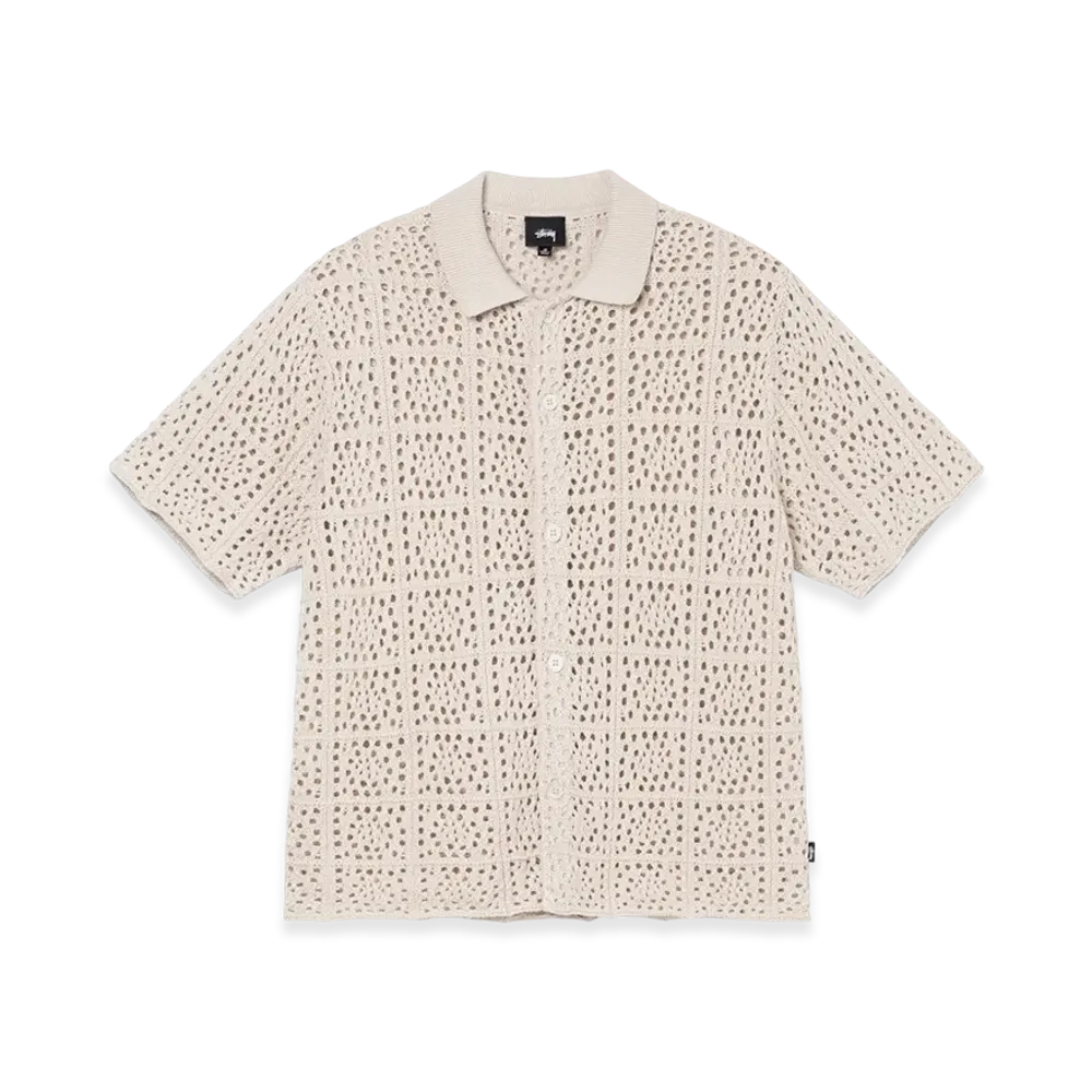 Stussy Crochet Shirt "Natural"