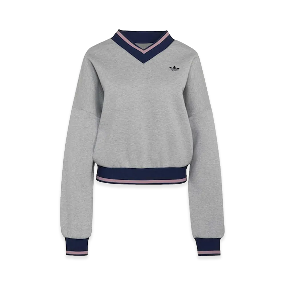 adidas Women's Engineer Rib Crew "Gry/Gry/Night"