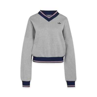 adidas Women's Engineer Rib Crew "Gry/Gry/Night"