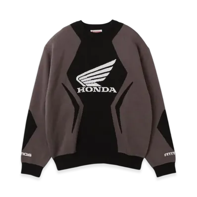 atmos x HONDA Jacquard Knit Sweater "Black"