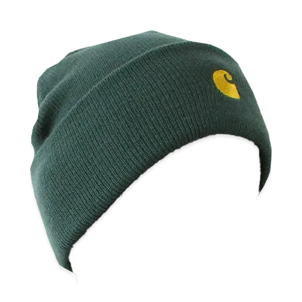 Carhartt WIP Chase Beanie "Juniper/Gold"