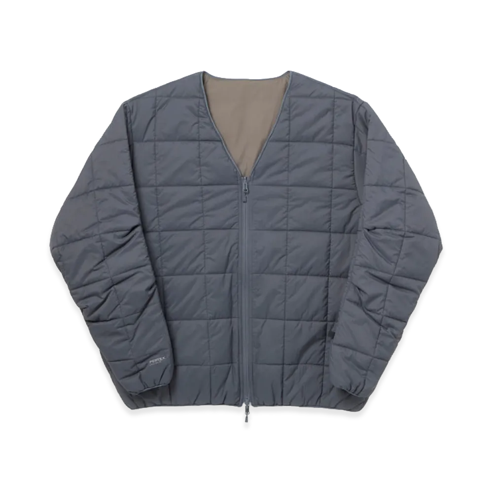DAIWA PIER39 Tech Pertex Reversible Hiker Cardigan "Charcoal/Light Brown"