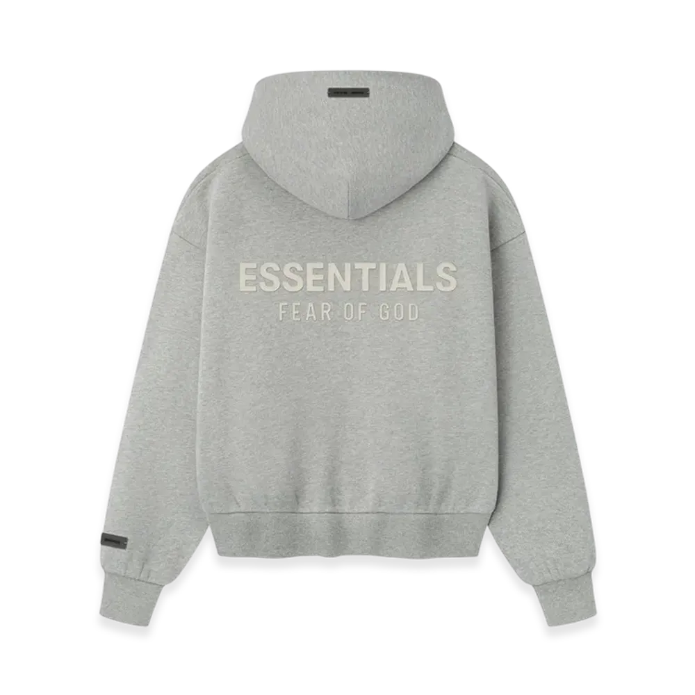 FEAR OF GOD ESSENTIALS Women's Classic Fleece Hoodie "Concrete Heather"
