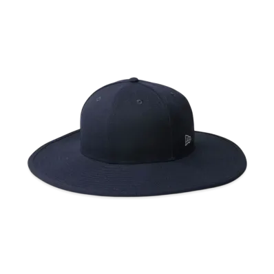 NEW ERA Fitted Long Brim Hat Gray Undervisor "Navy"