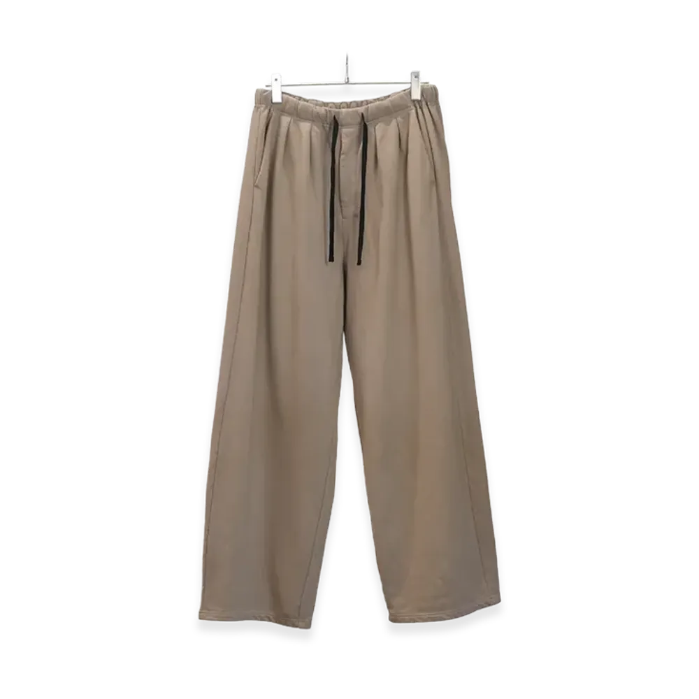 ANCELLM 2Tuck Sweat Pants "Greige"
