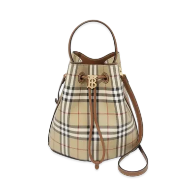 Burberry Women's Small TB Bucket Bag "Vintage Check"