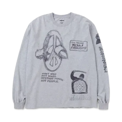 NEIGHBORHOOD NH . Tee LS-18 "Gray"