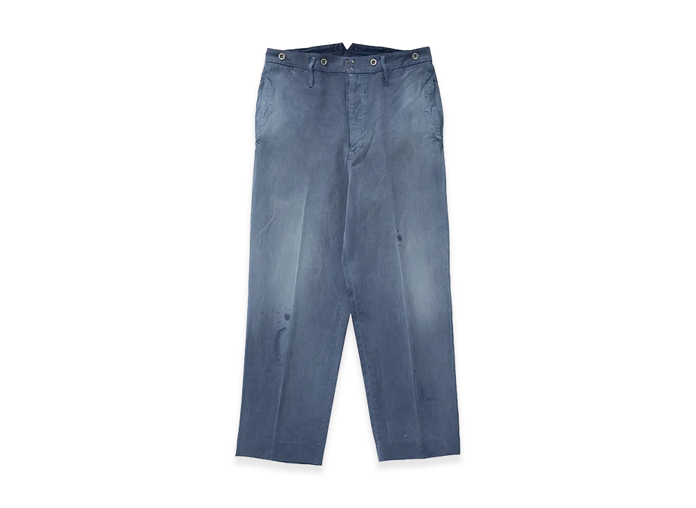 visvim Pastoral HW Pants DMGD "Blue"