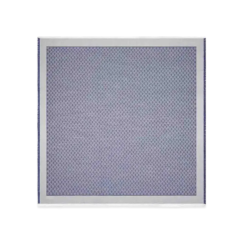 GUCCI Women's GG Silk Wool Shawl "White"
