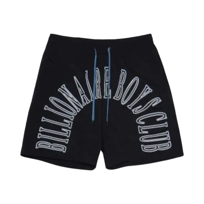 BILLIONAIRE BOYS CLUB BB SUNRISE REFLECTIVE PRINT SHORTS "BLACK"