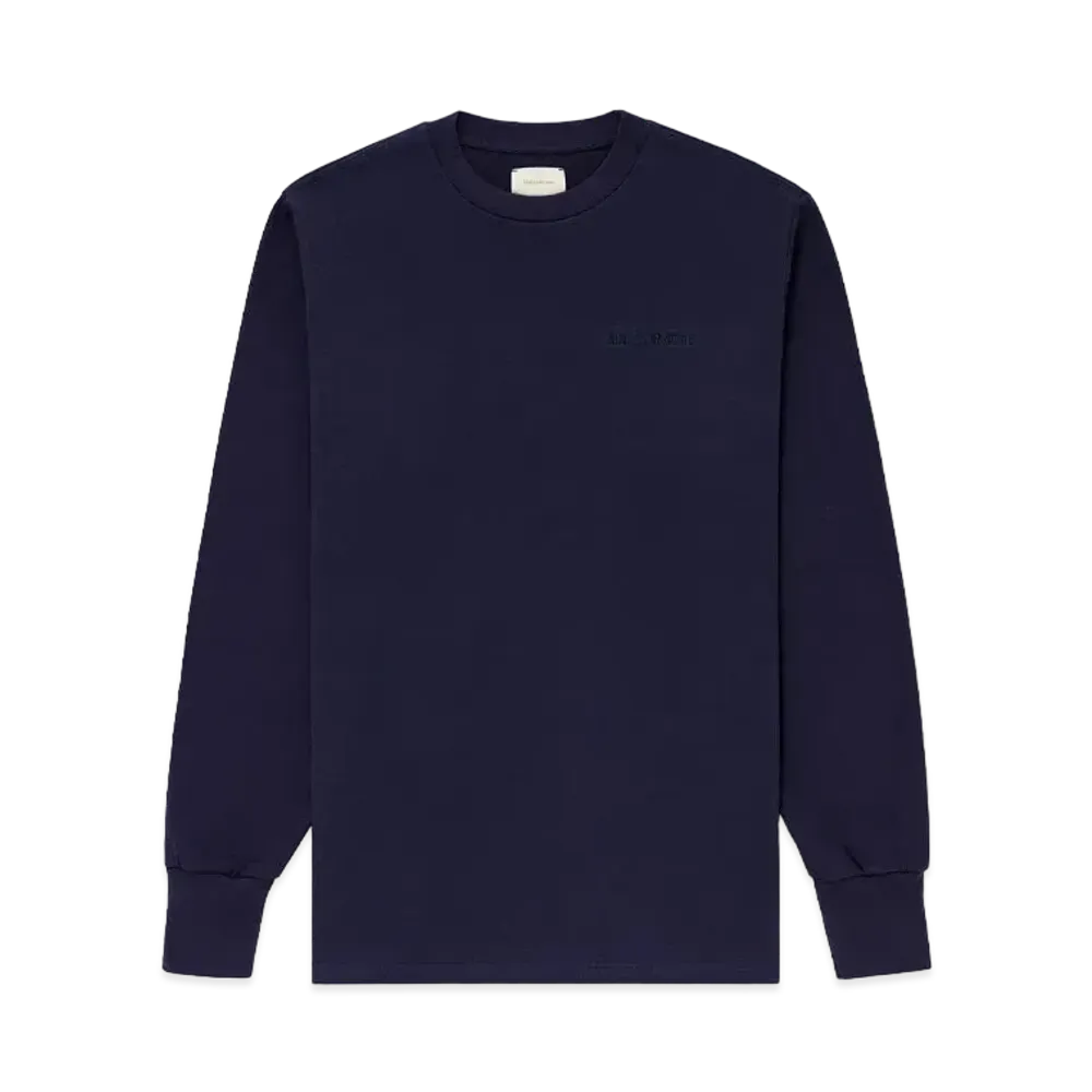 Aime Leon Dore Tonal Logo Long-Sleeve Tee "Evening Blue"