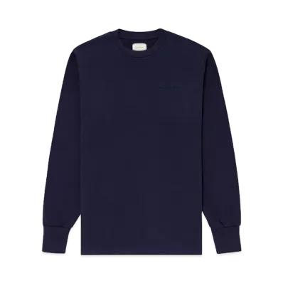 Aime Leon Dore Tonal Logo Long-Sleeve Tee "Evening Blue"