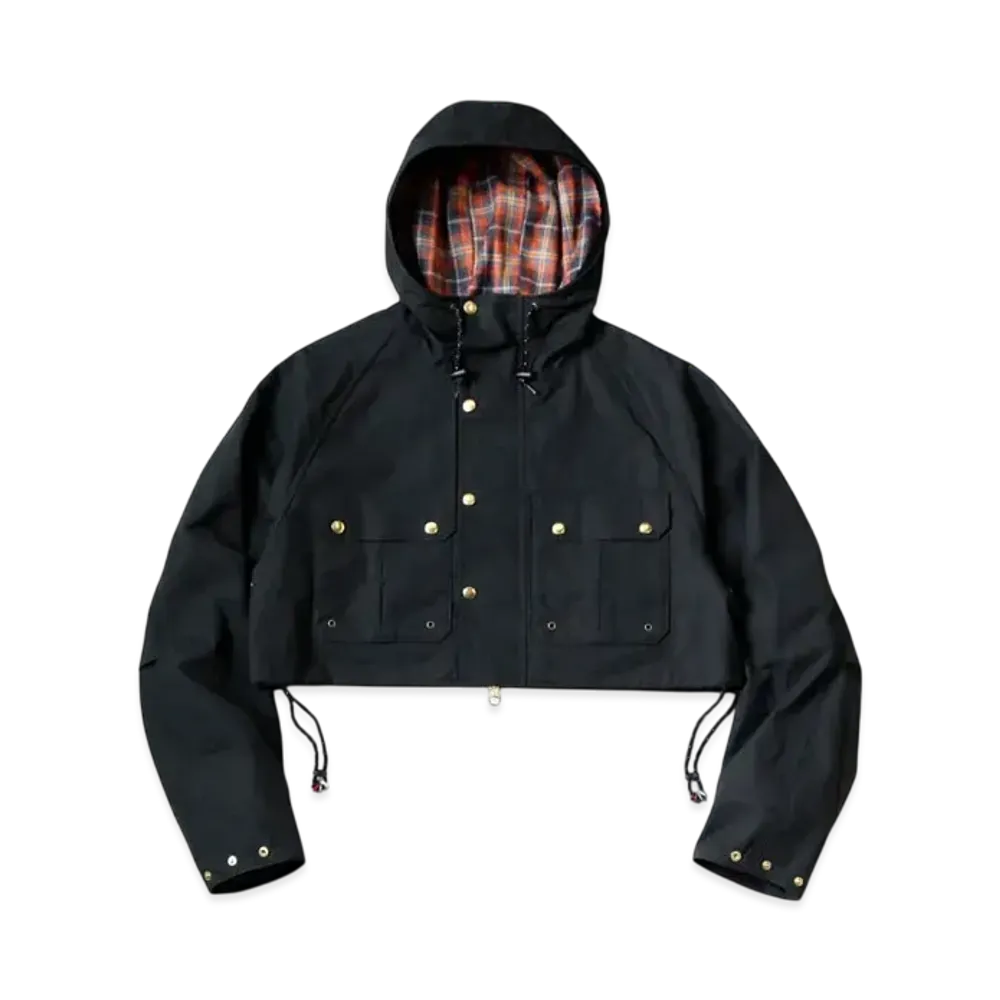 KAPITAL Cotton Weather Oil Coating Gail Parker "Black"