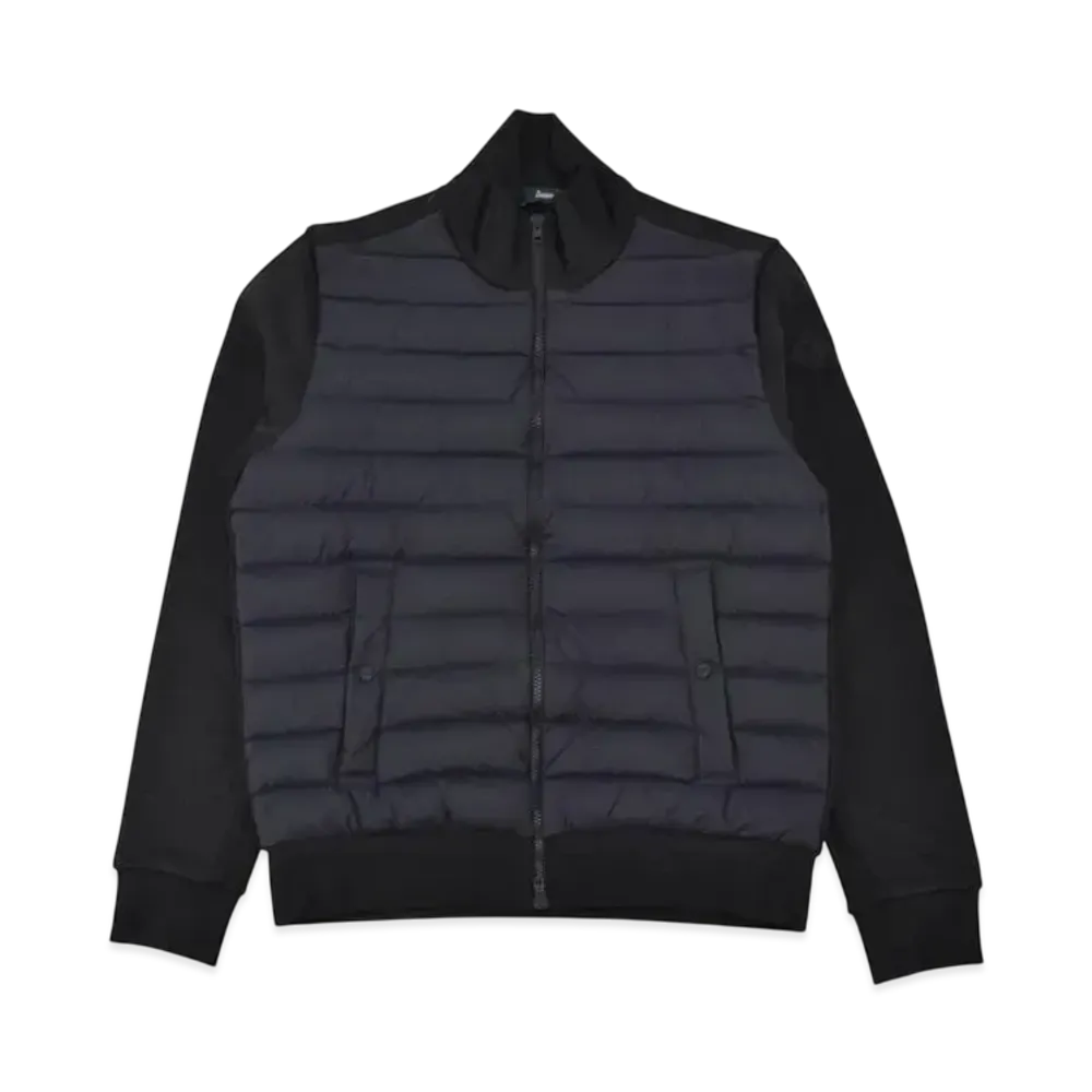 Herno Stand Collar Switching Down Blouson Down Jacket "Black" JP000111U