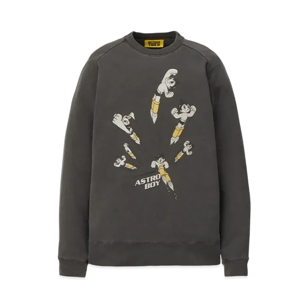 Onitsuka Tiger x Astroboy Washed Sweat Top "Black"