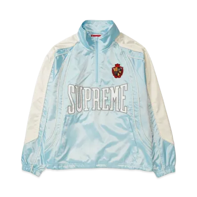 Supreme Satin Piping Pullover "Light Blue"