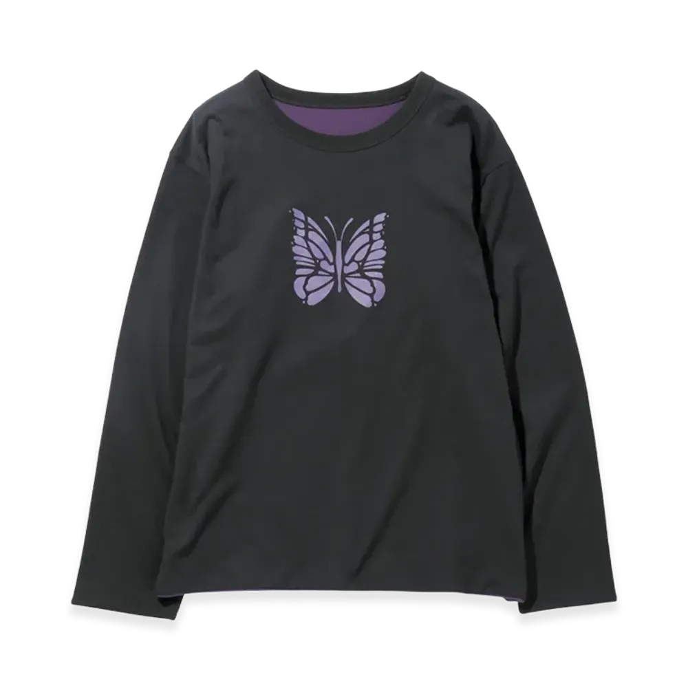 NEEDLES Reversible LS T-Shirt "Black"
