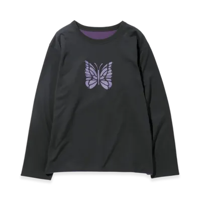 NEEDLES Reversible LS T-Shirt "Black"