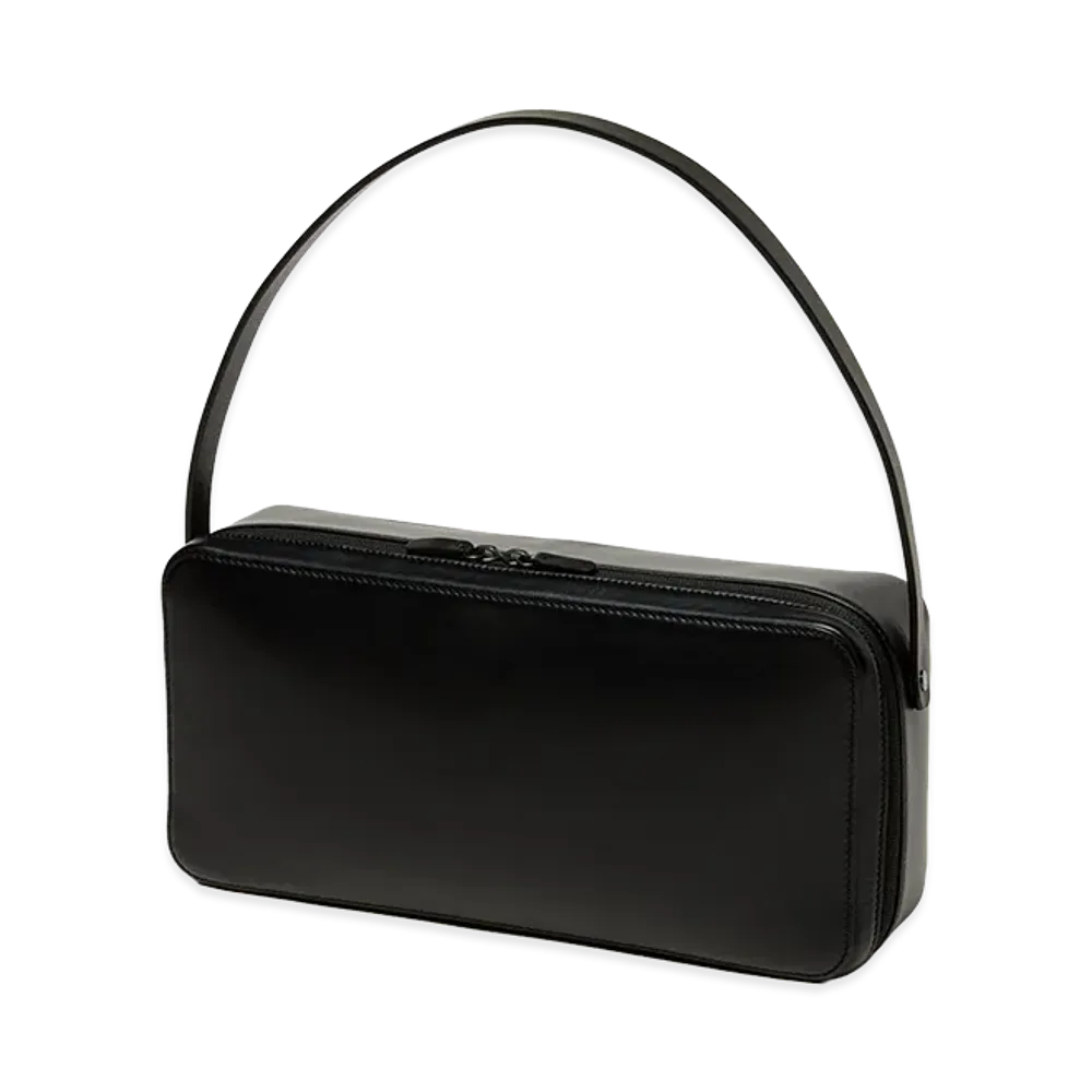 AURALEE Leather Square Bag Made By Aeta "Black"