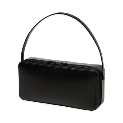 AURALEE Leather Square Bag Made By Aeta "Black"