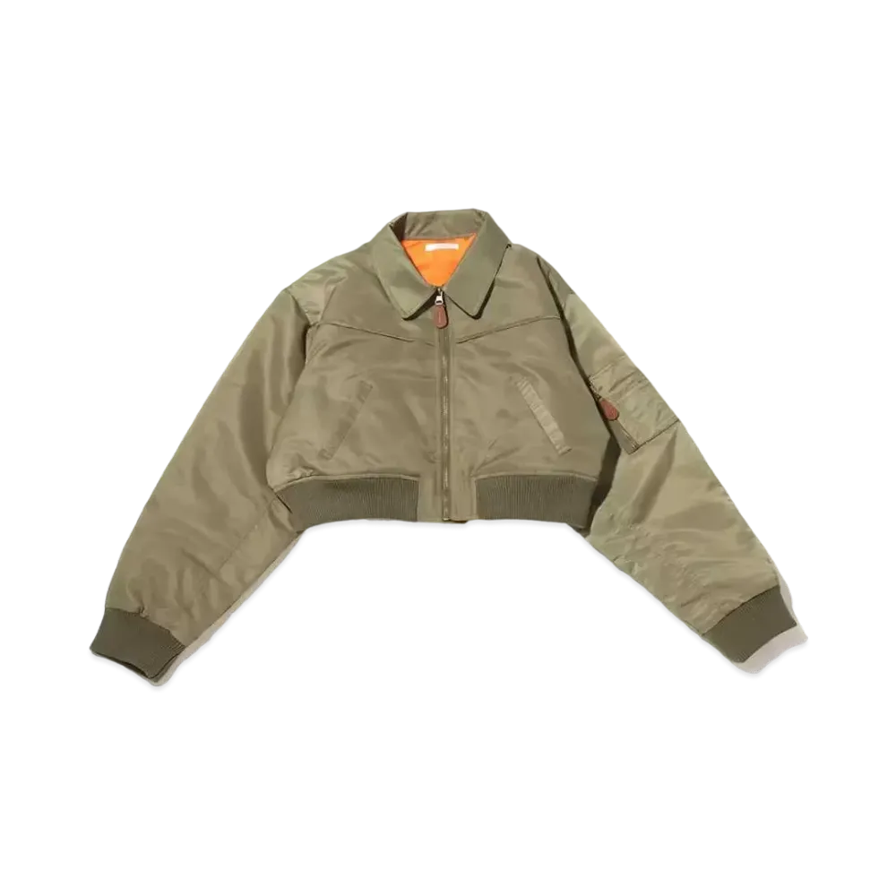 atmos pink Short Bamboo MA-1 "Khaki"
