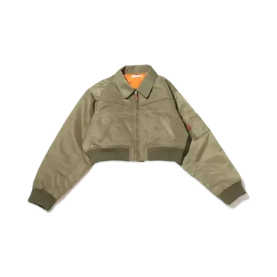 atmos pink Short Bamboo MA-1 "Khaki"