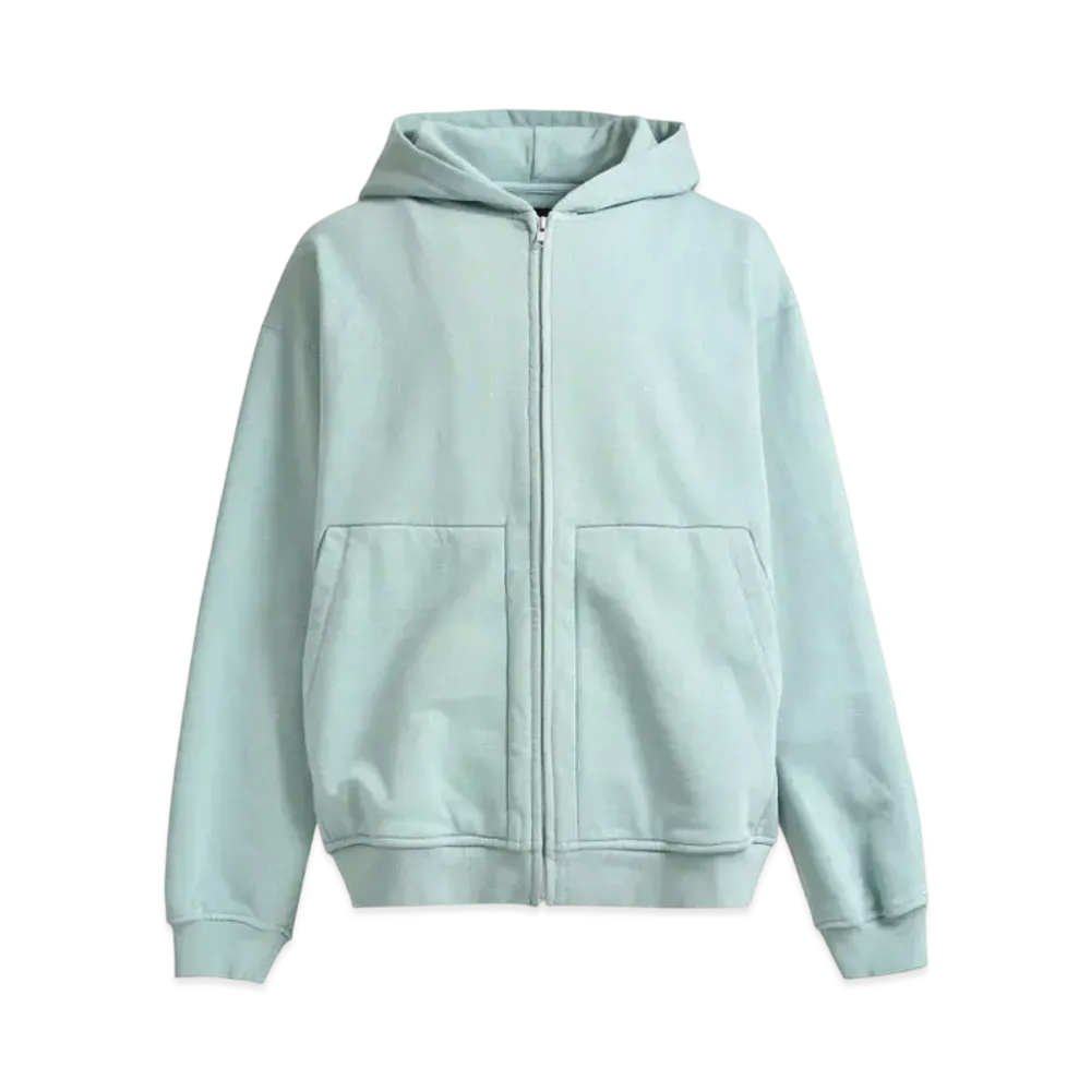 BREATH Newrich Wide Zip Up Hoodie "Tiffany"
