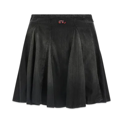 Diesel Women's De-Spiki-S Skirt "Black/Gray"