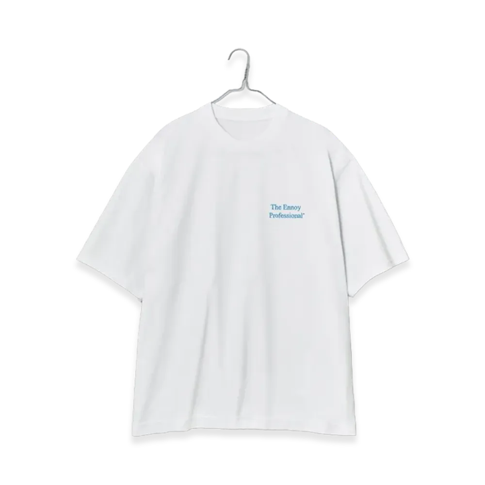ENNOY Professional S/S T-Shirt "White/Sky Blue"