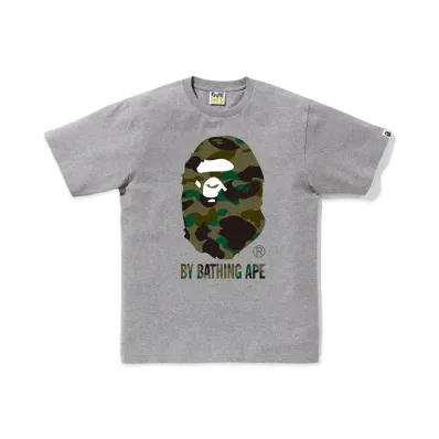 A BATHING APE 1St Camo By Bathing Ape Tee "Gray/Green"